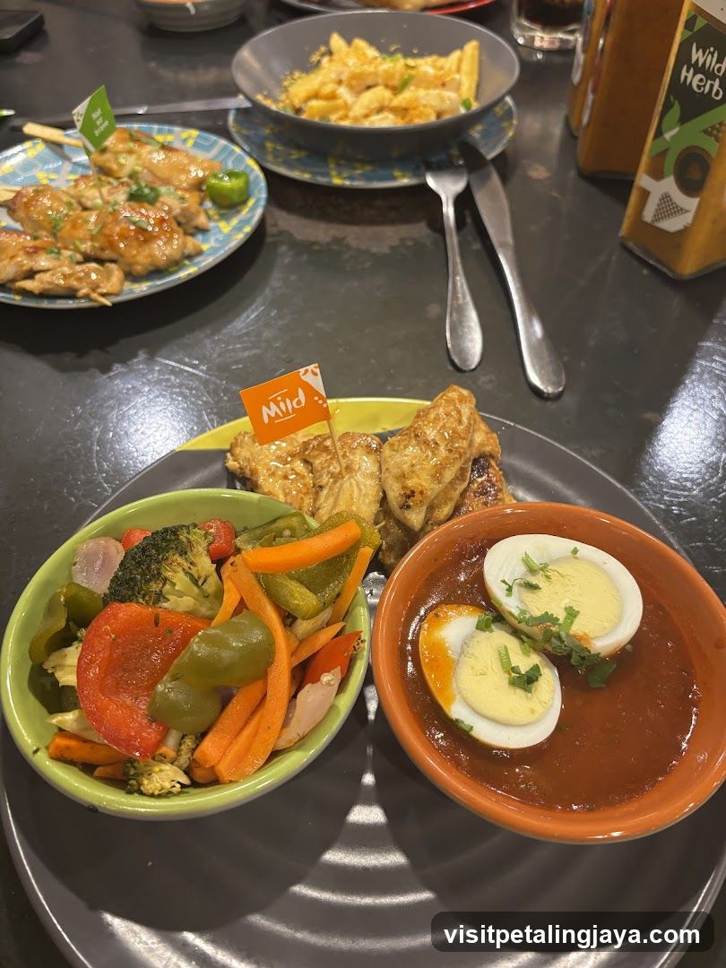 Dining Table with Food