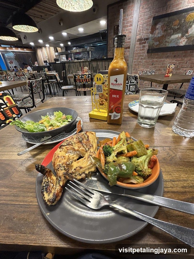 Dinner at a restaurant