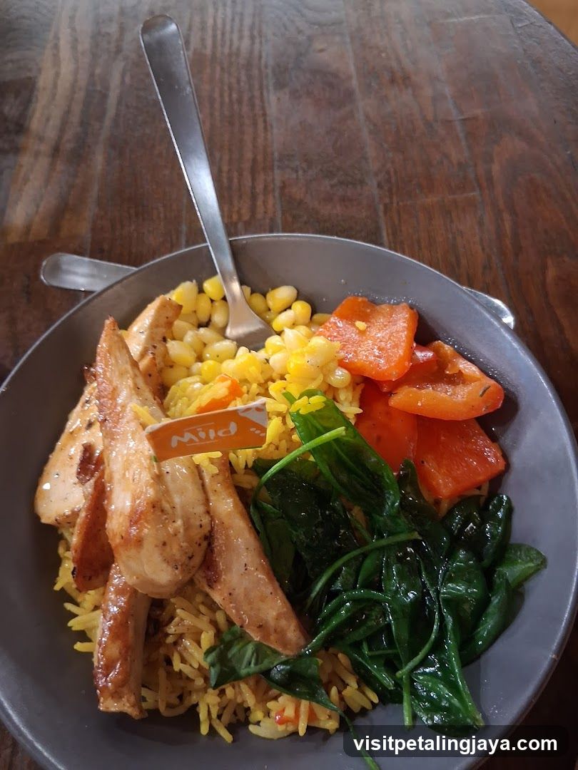 Grilled Chicken Bowl with Rice and Vegetables