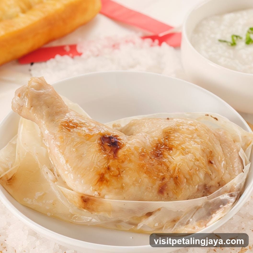 Chicken dish with rice and bread