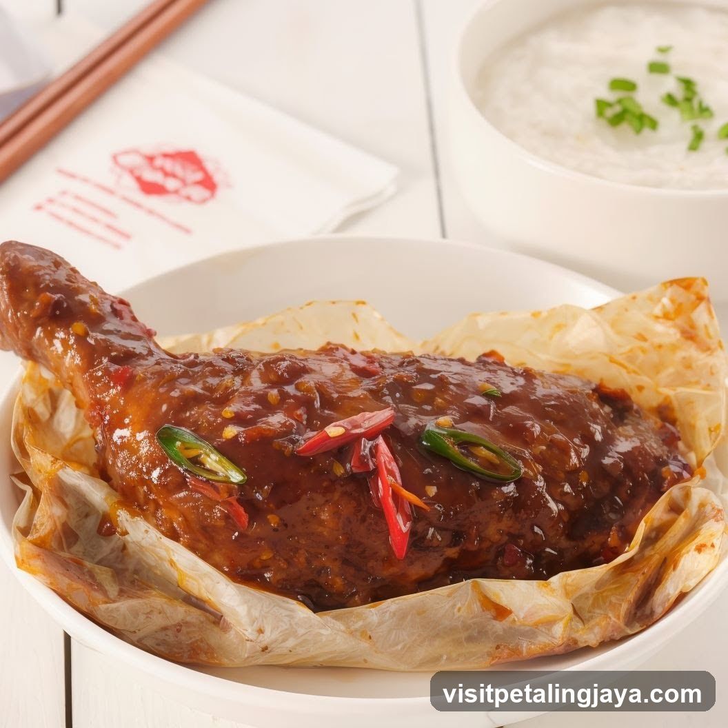 Spicy Chicken Leg with Congee