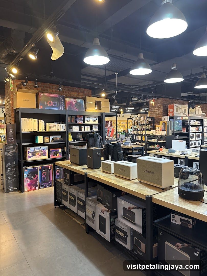 Electronics Store Interior