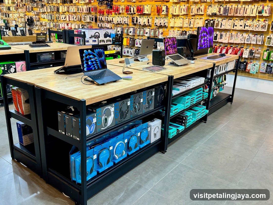 Electronics Store Interior Display