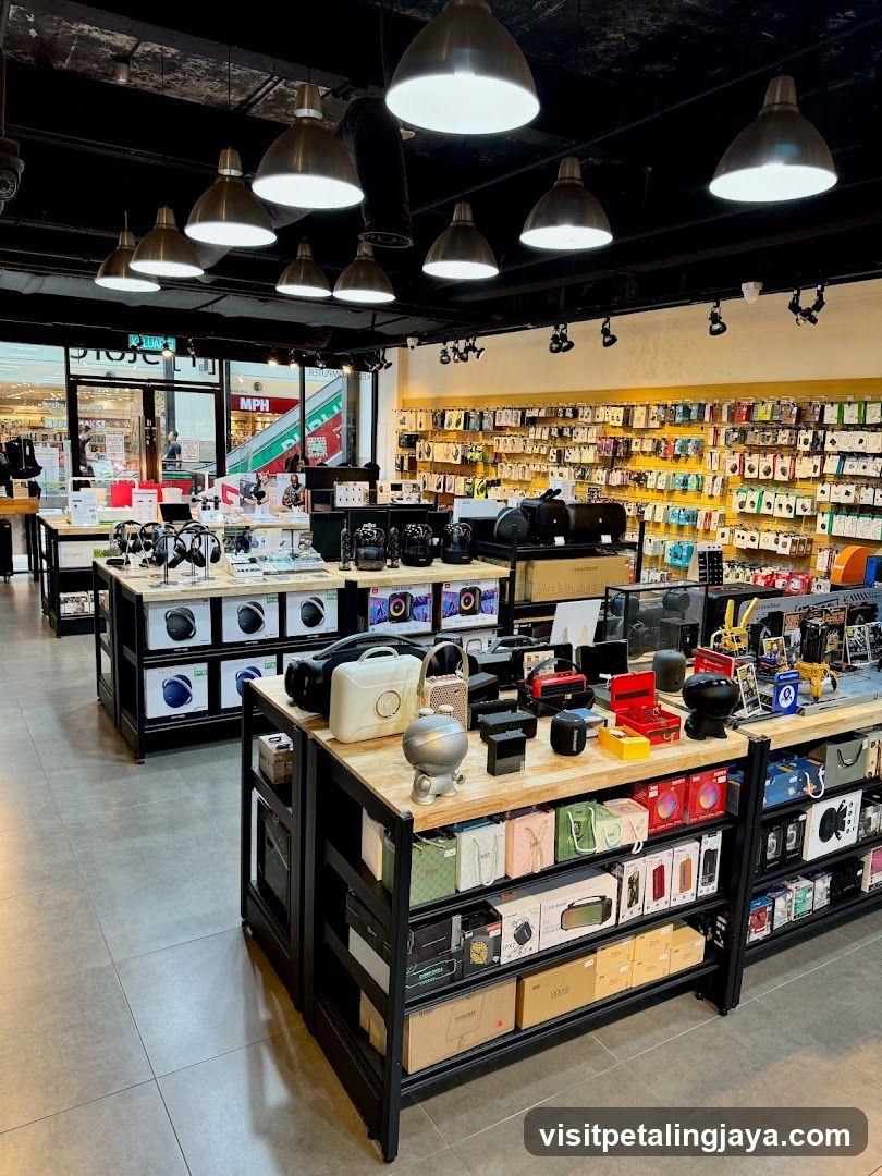 Electronics Store Interior