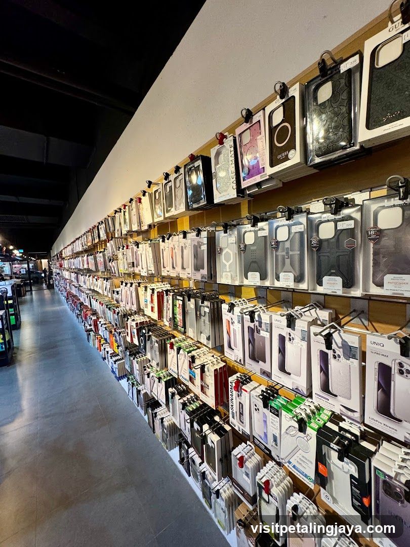 Phone Case Display Wall
