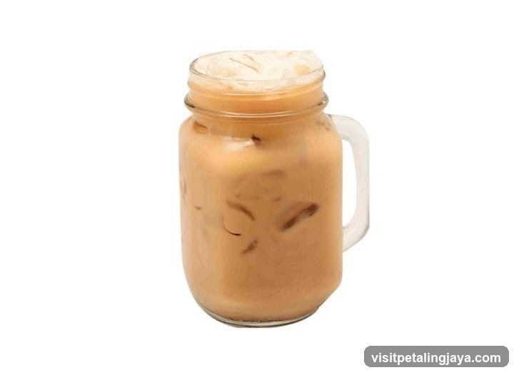 Iced Coffee in a Mason Jar