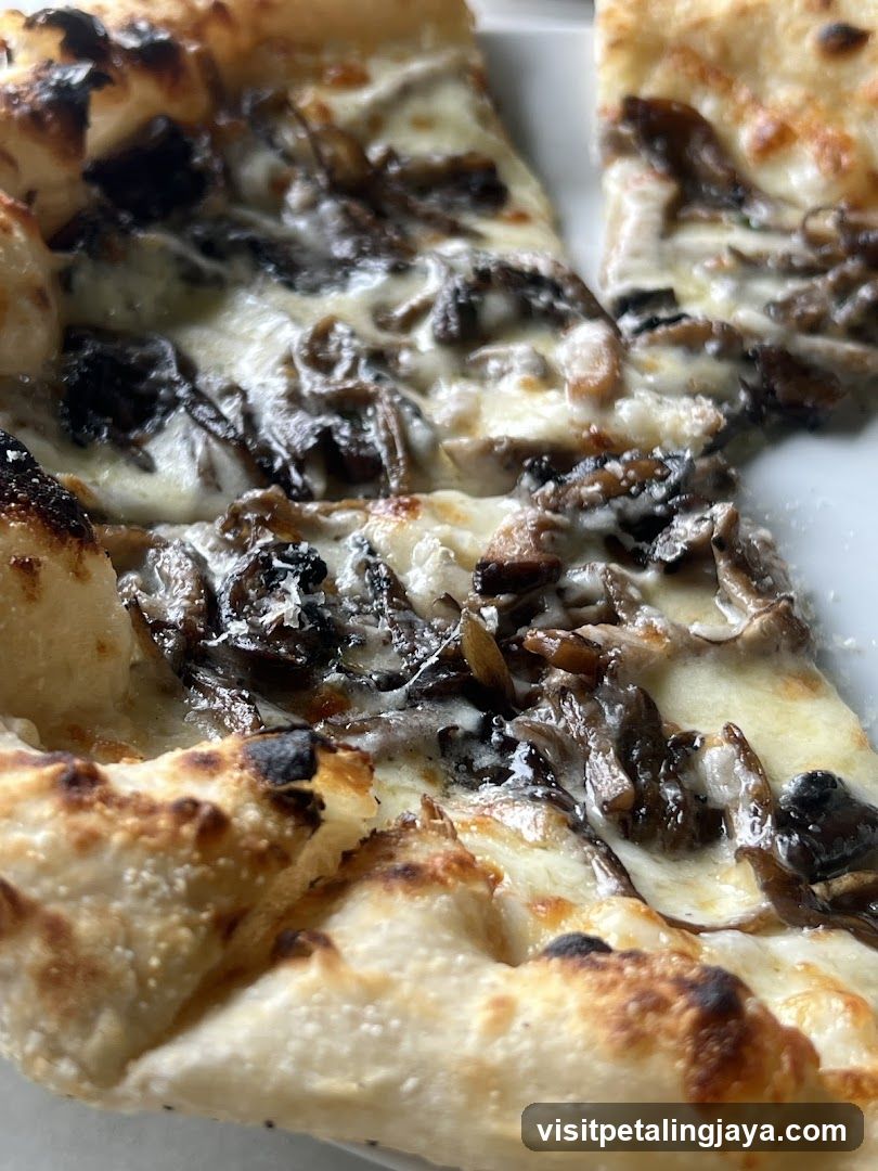 Mushroom Pizza Slices
