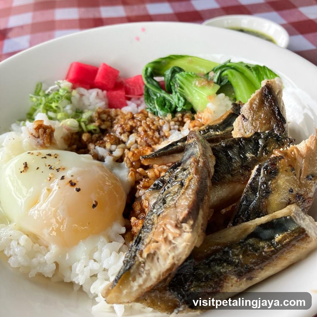 Mackerel Rice Bowl