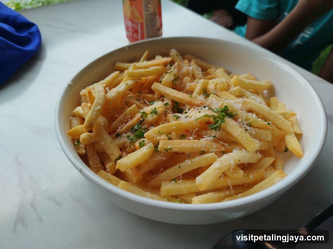 French Fries with Parmesan and Parsley