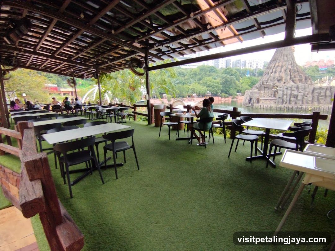 Outdoor Seating Area with a View