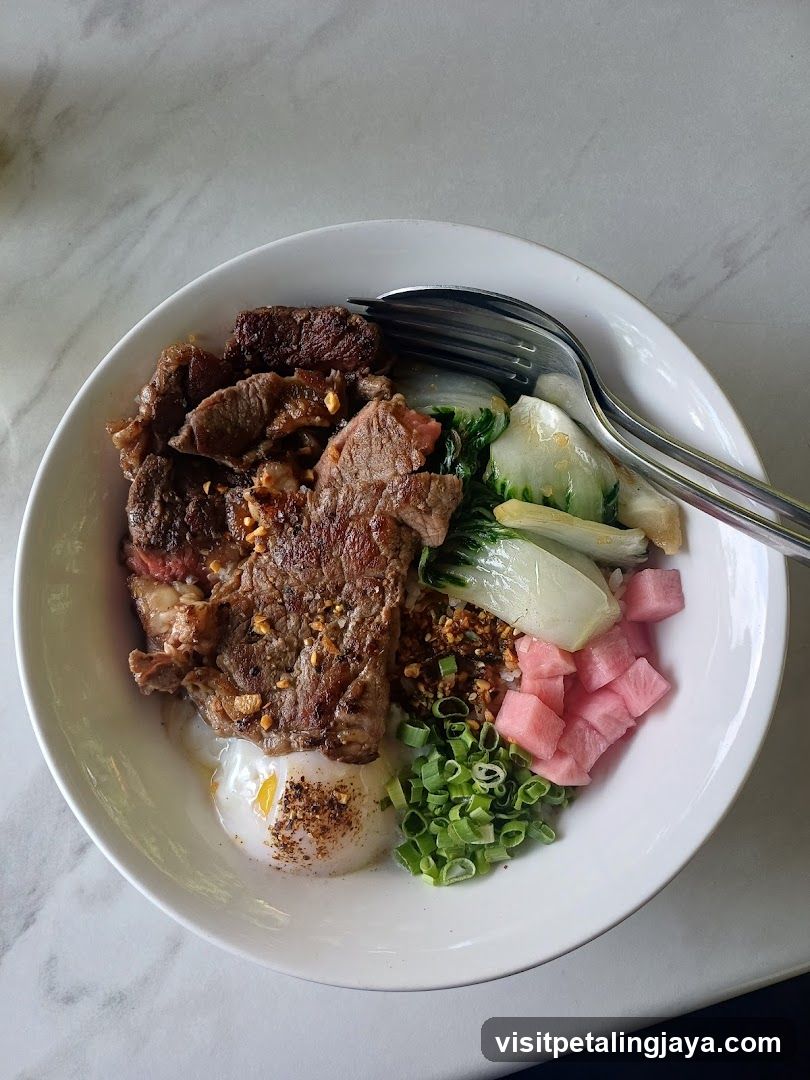 Beef and Egg Rice Bowl