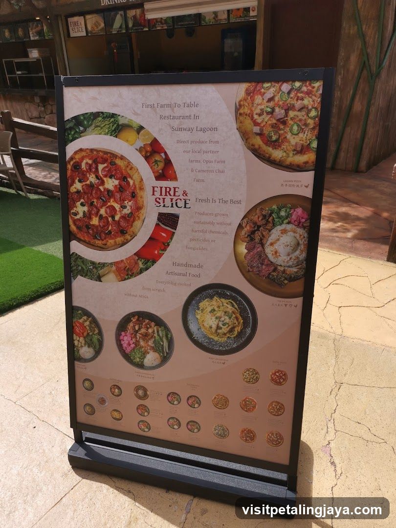 Fire & Slice Menu