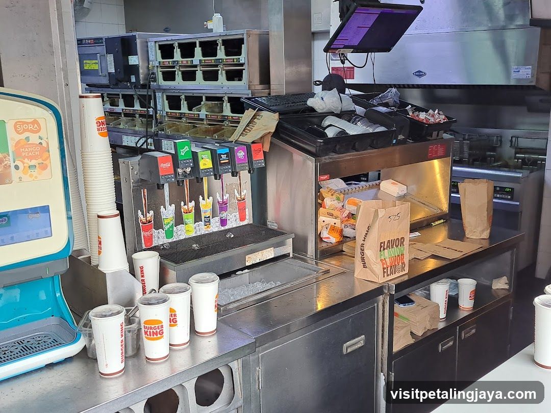 Burger King Kitchen Counter