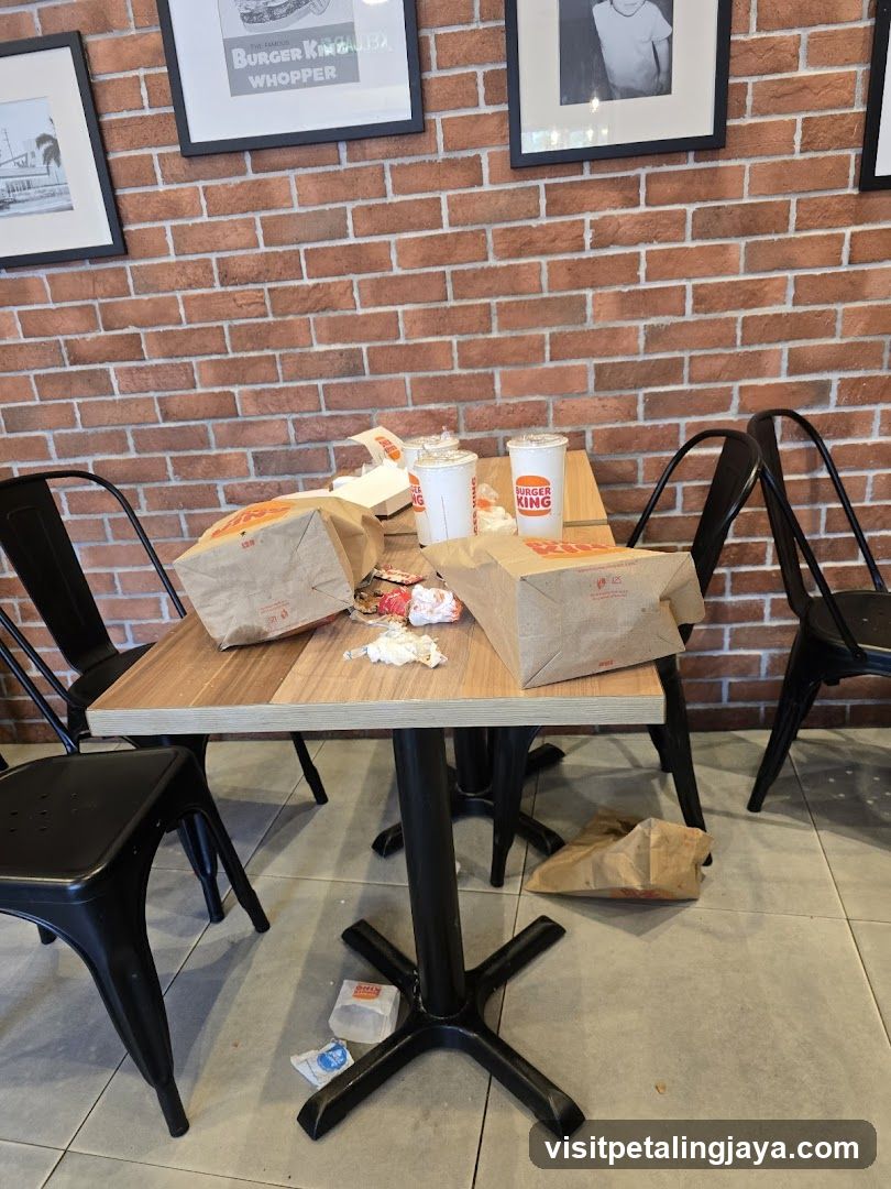 Burger King Table