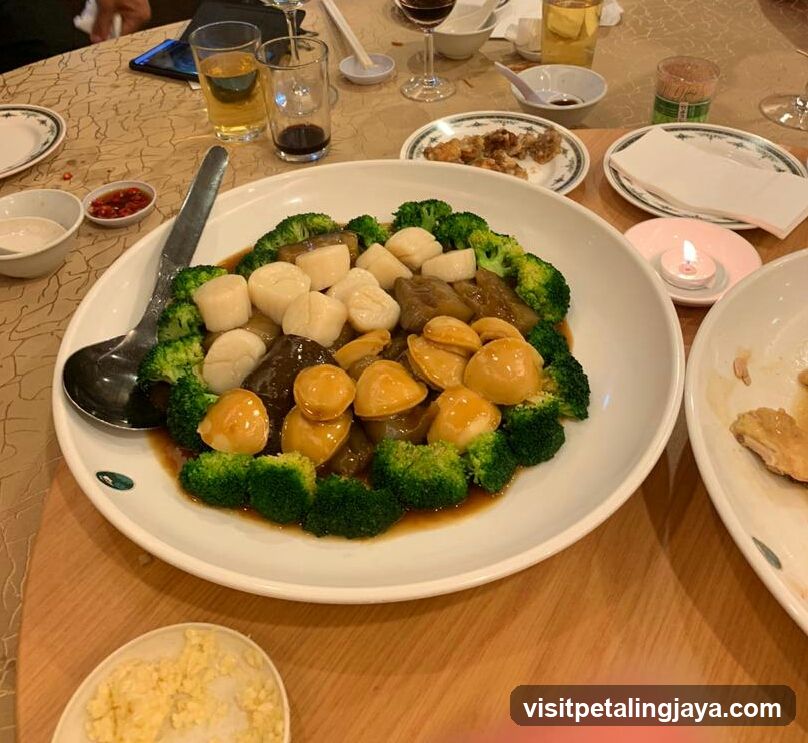 Seafood and Broccoli Dish