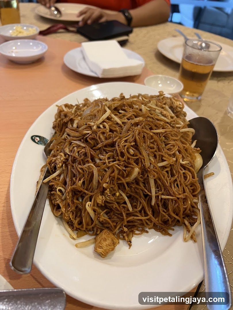 Plate of Stir-Fried Noodles