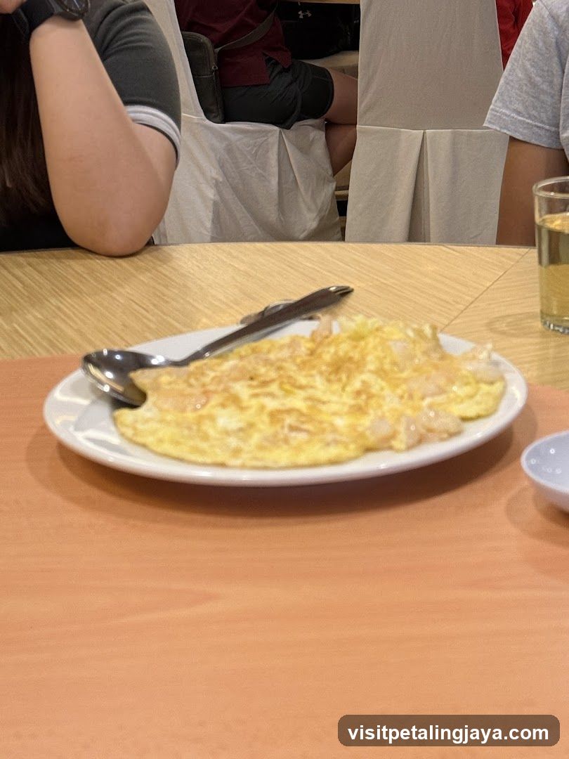 Omelet on a Plate