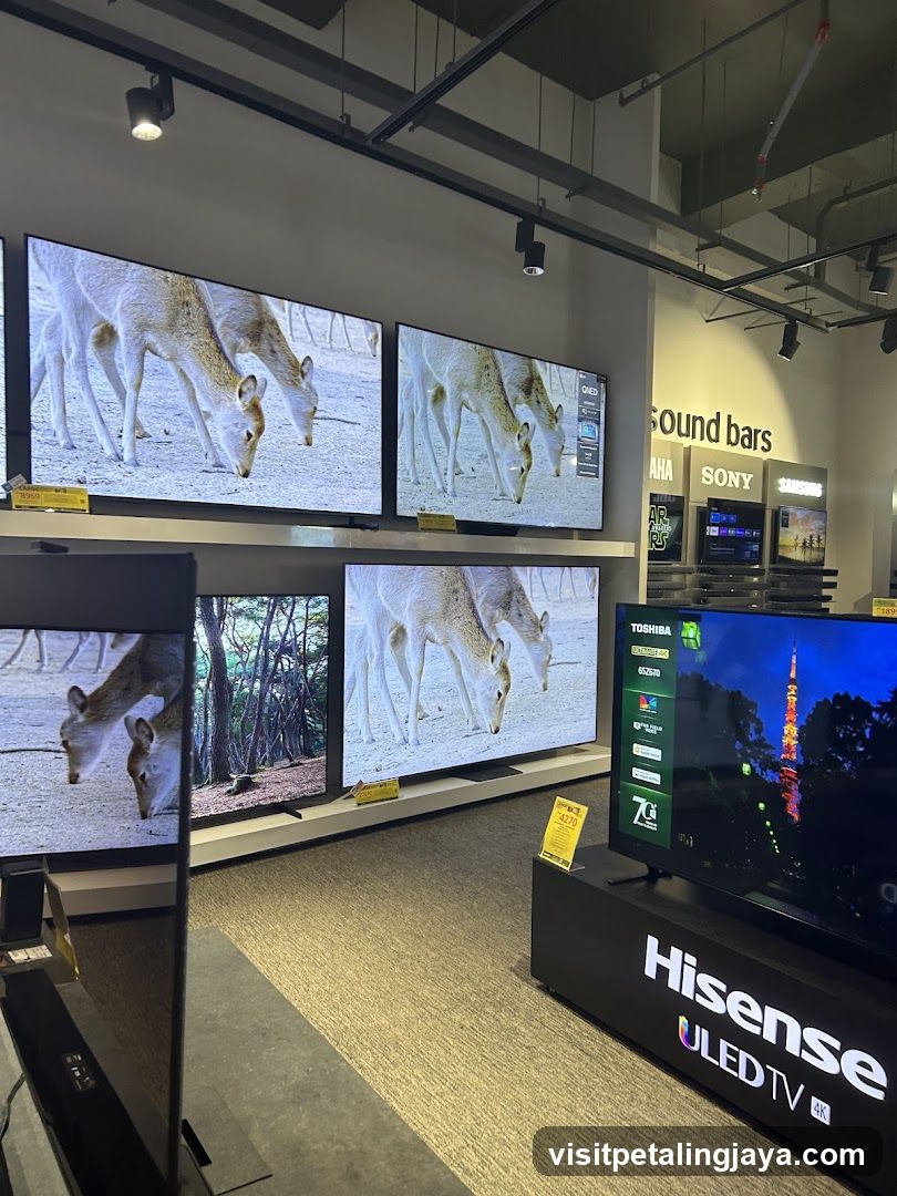 Televisions and Soundbars Display