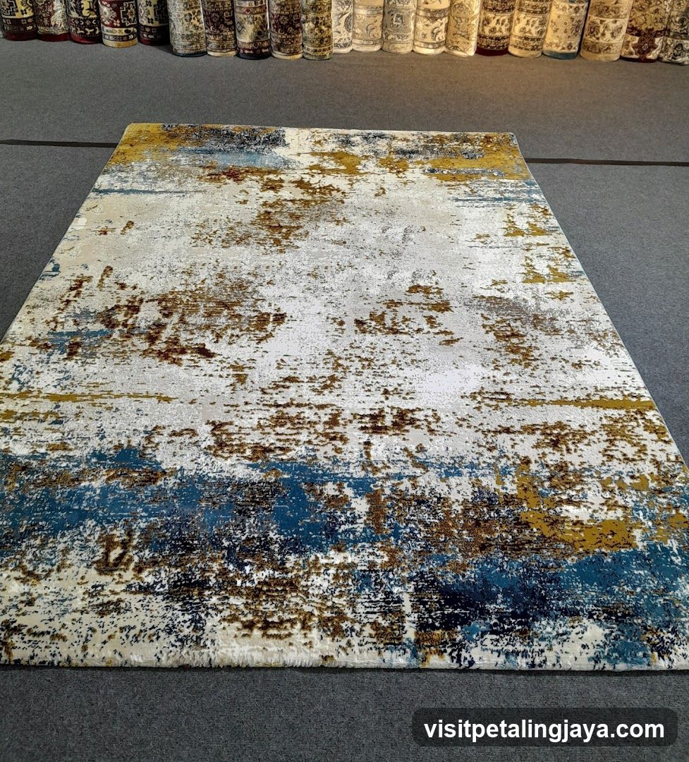 Abstract Patterned Rug