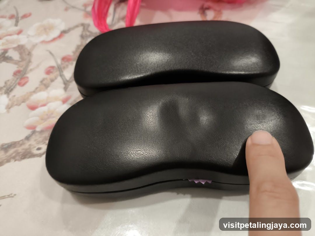 Two Black Eyeglass Cases