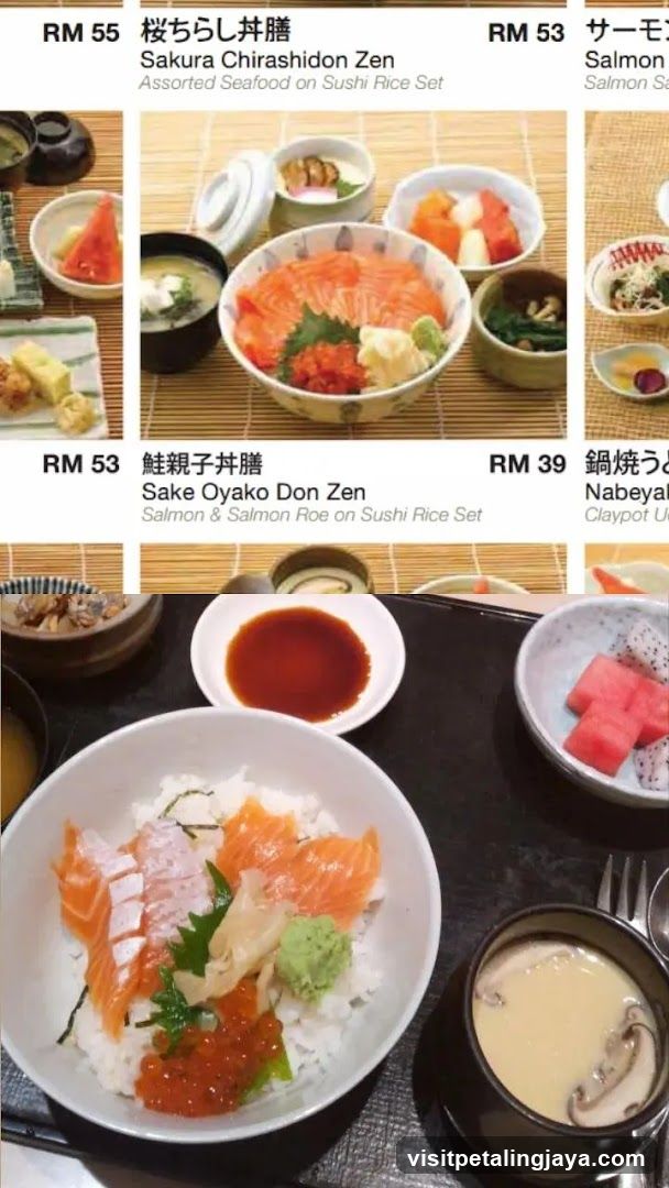 Japanese Food Menu