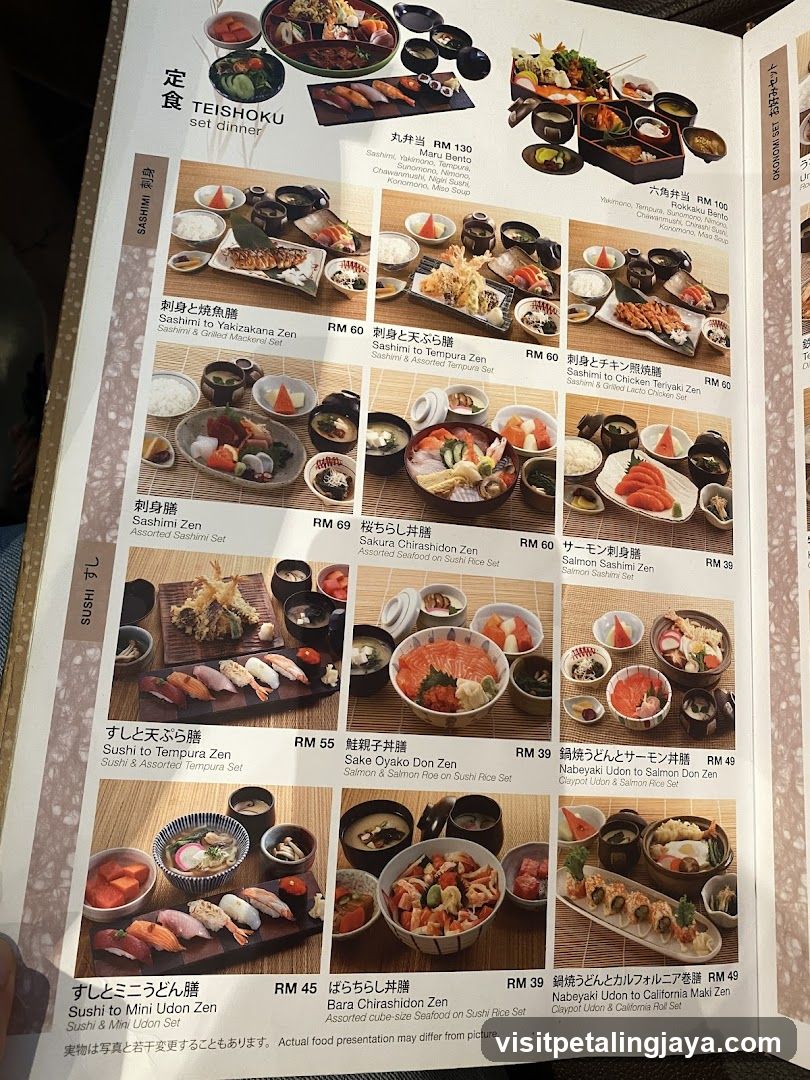 TEISHOKU set dinner