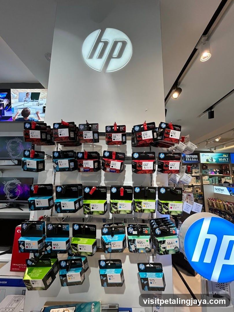 HP Ink Cartridge Display