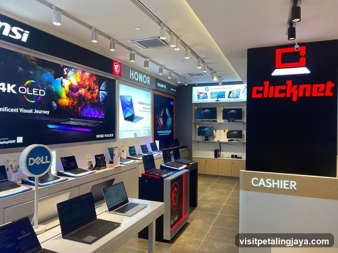 Computer Store Interior