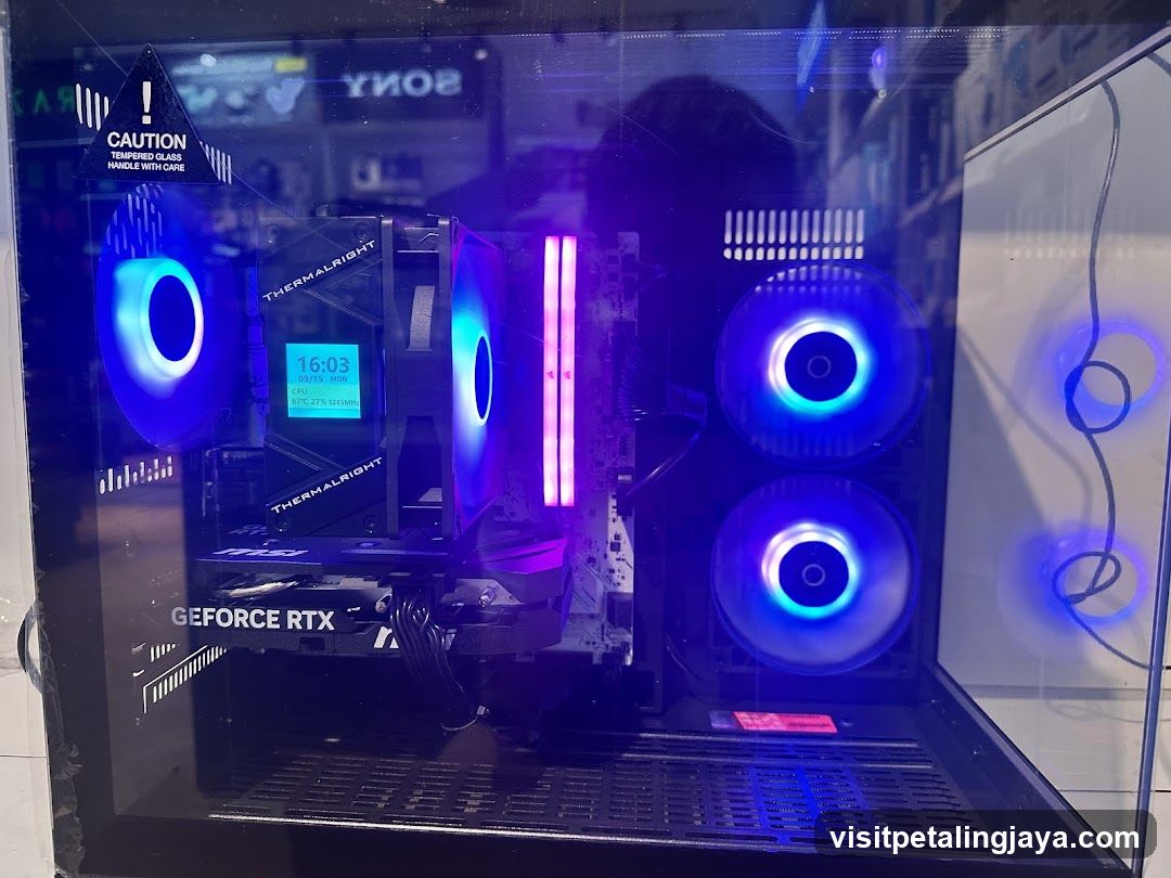 Computer Case with RGB Fans