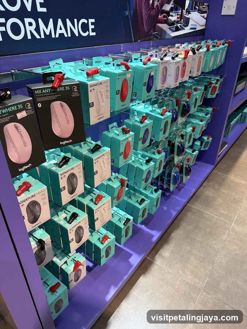 Logitech Computer Mice Display