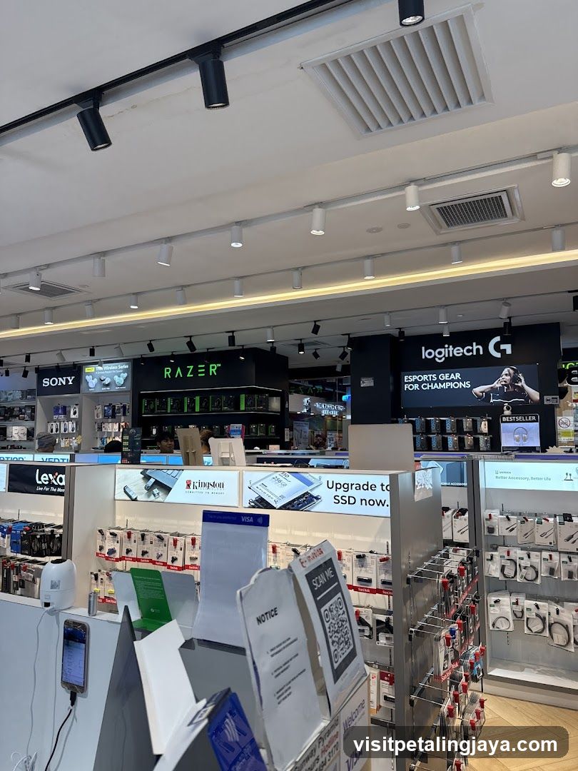 Electronics Store Interior
