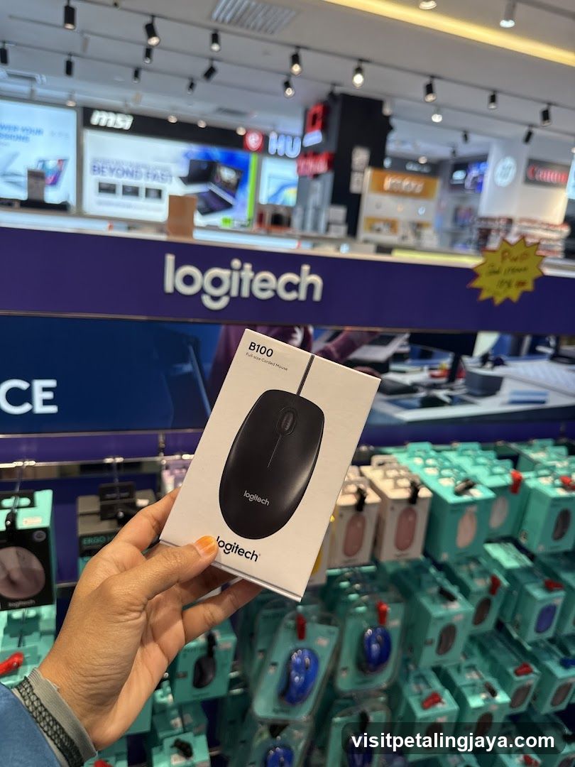 Logitech Computer Mouse Display