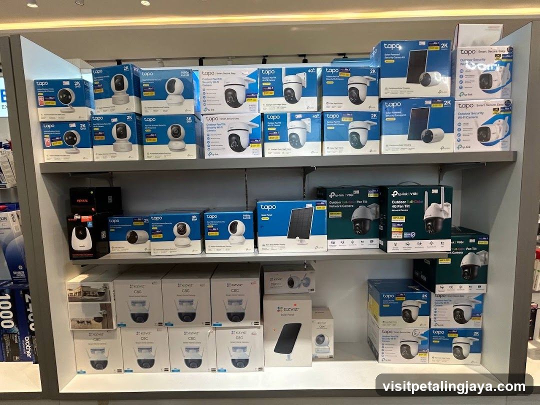 Security Cameras Display