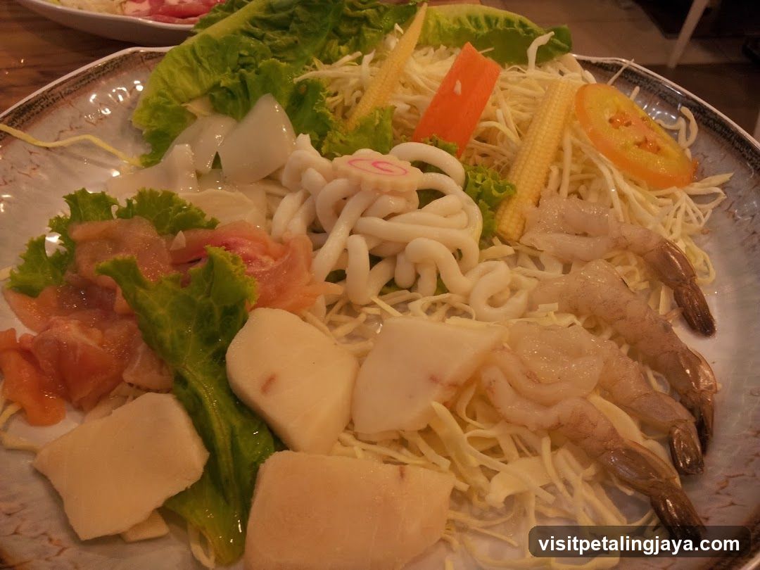 Seafood and Vegetable Platter