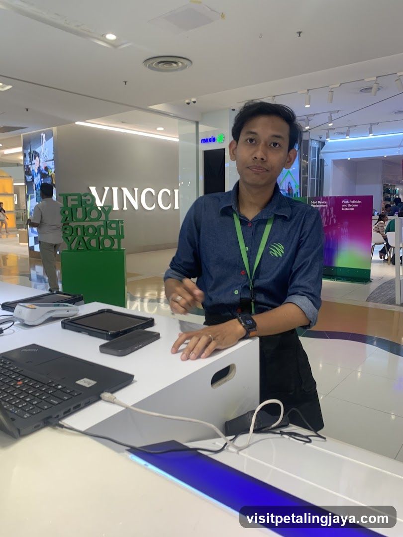 Store Employee at Counter