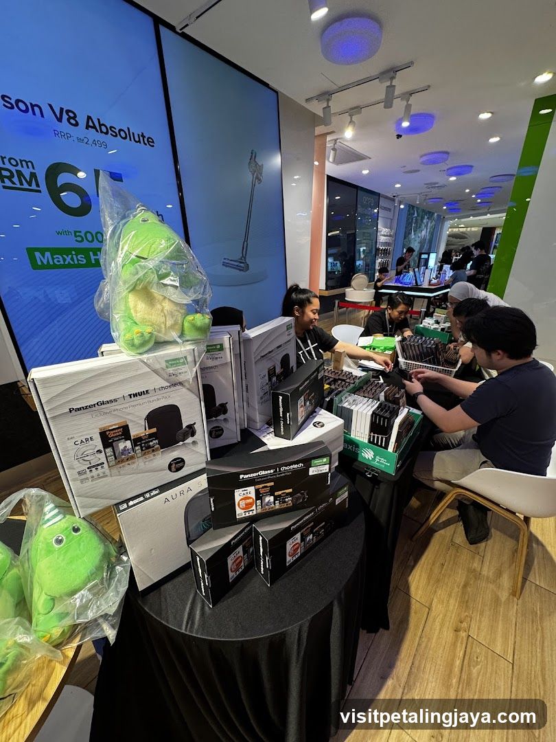 Product display with promotional signage