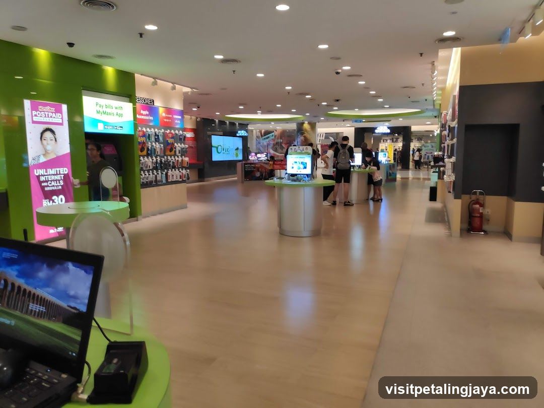 Mobile Phone Store Interior