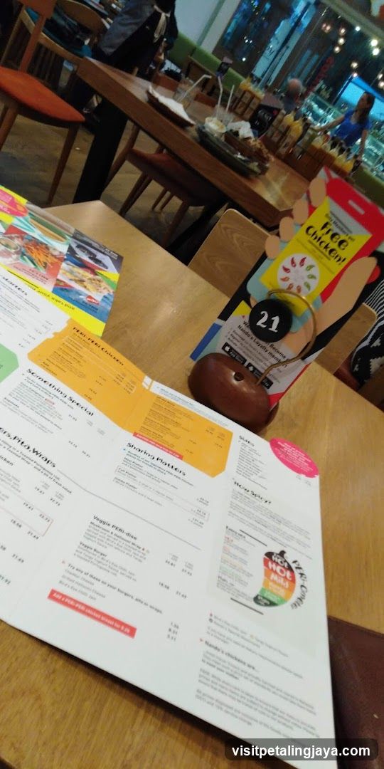 Nando's Menu