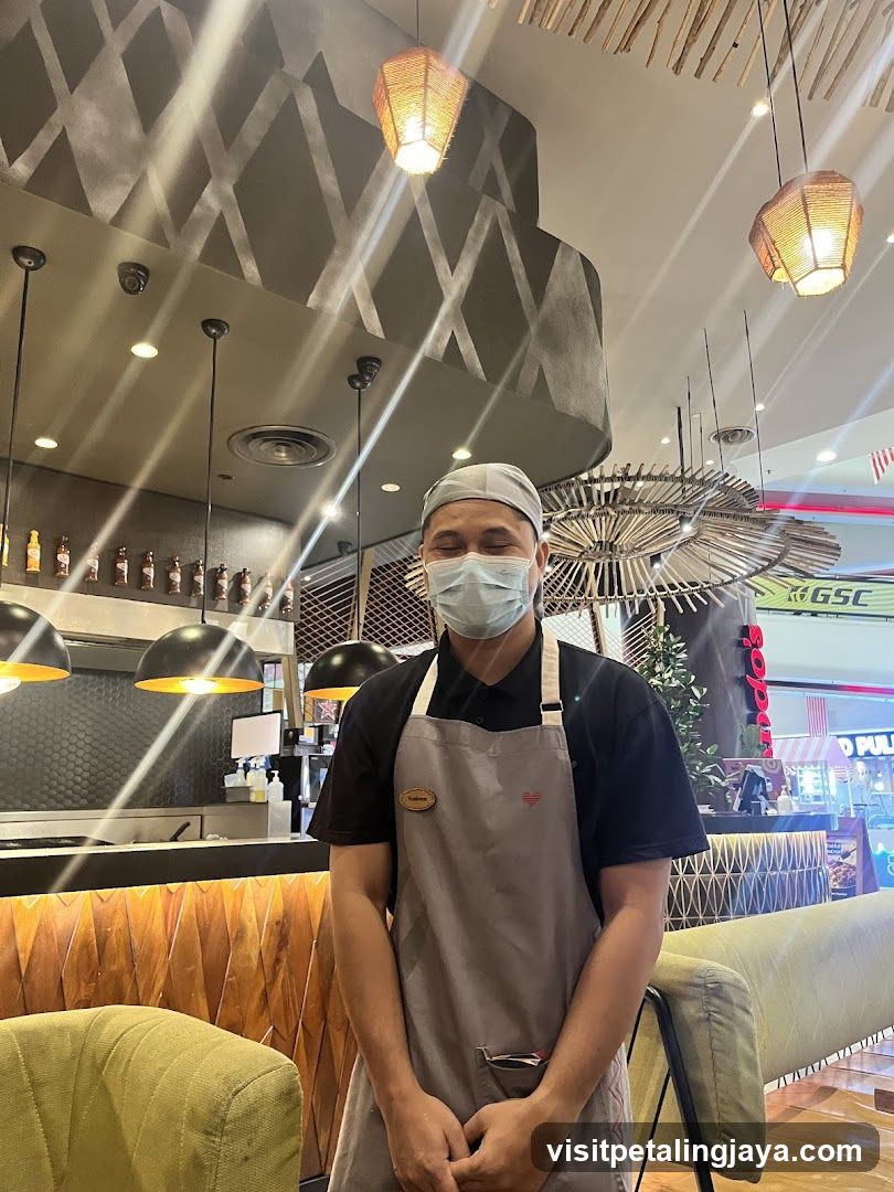 Staff Member in Restaurant
