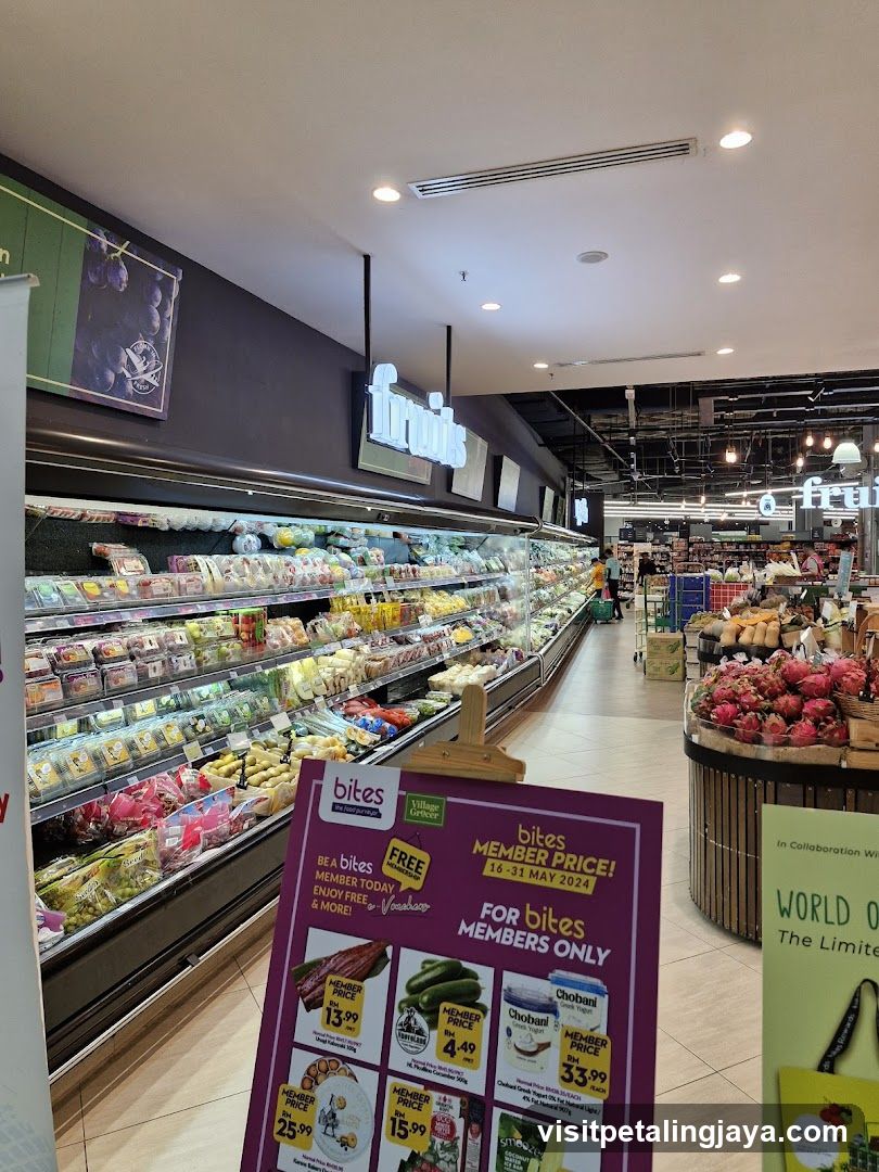 Grocery Store Produce Aisle