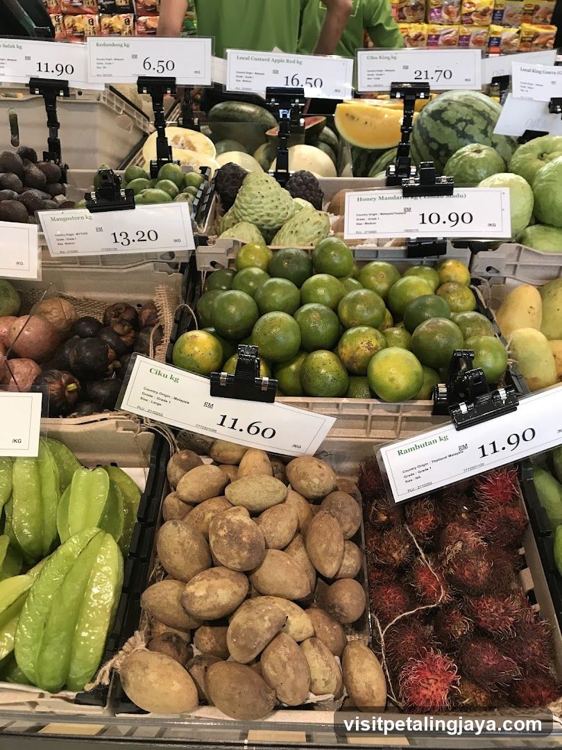 Fruit Display with Price Labels
