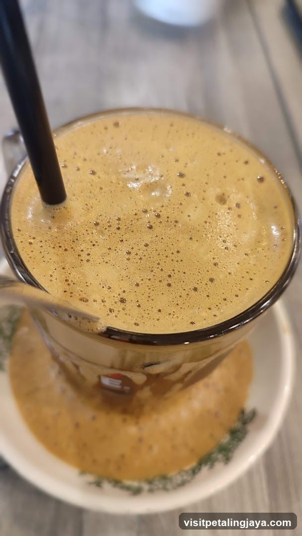 Iced Coffee with Foam