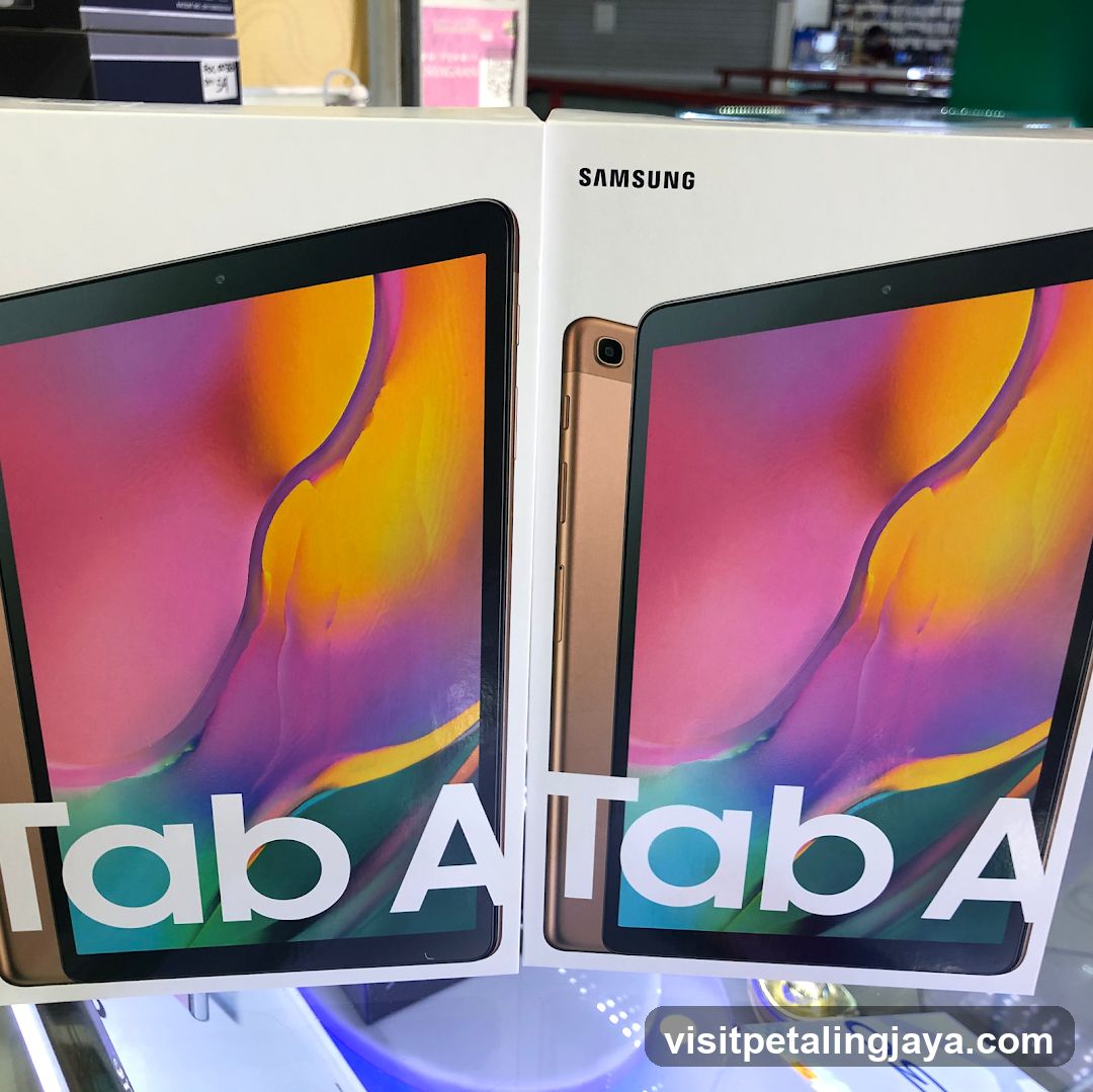 Samsung Tab A boxes