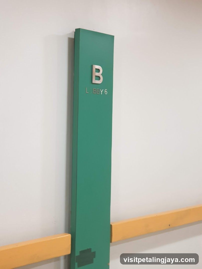 Lobby B Sign