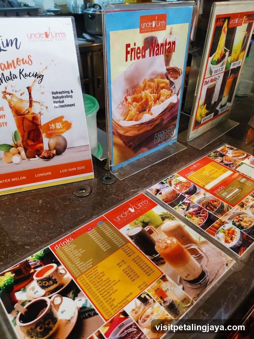 Uncle Lim's Homegrown Taste Menu