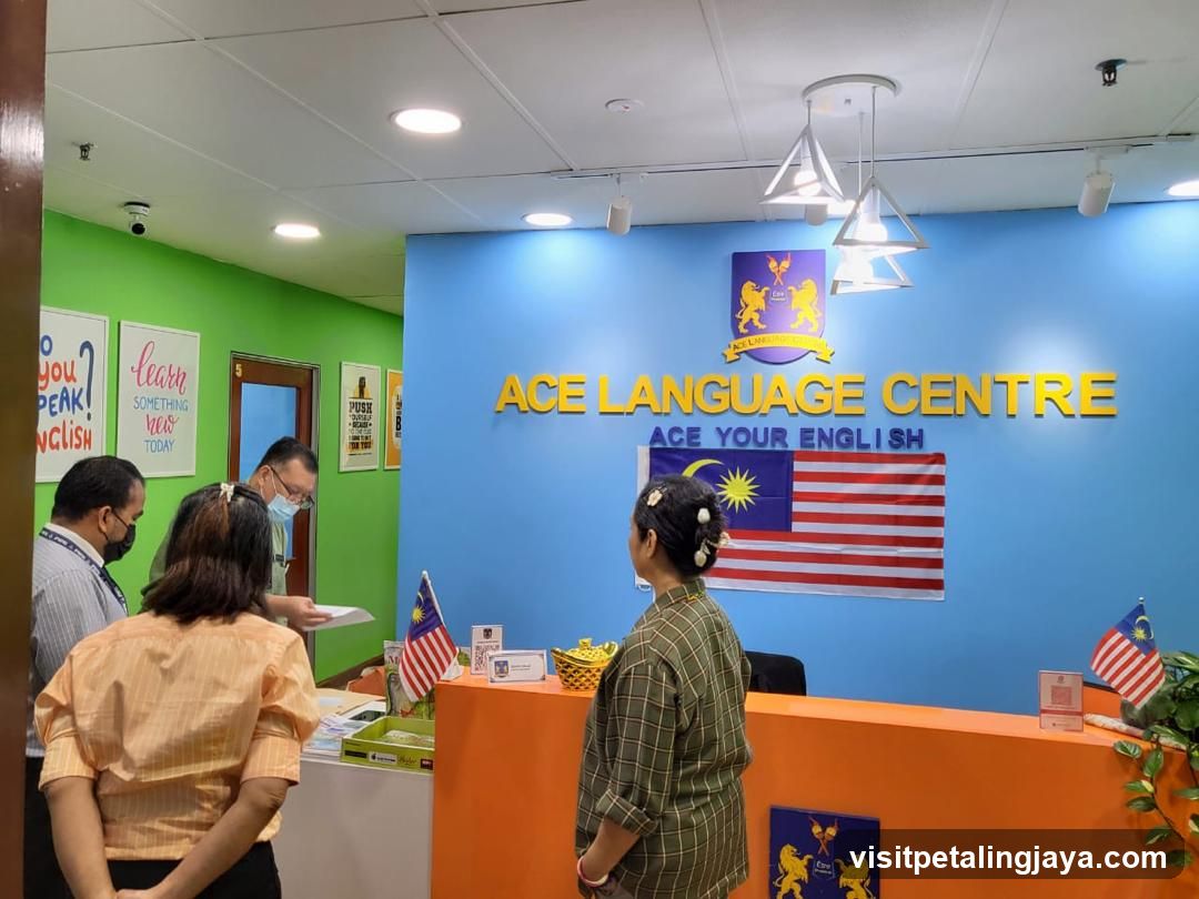 ACE Language Centre Reception Area