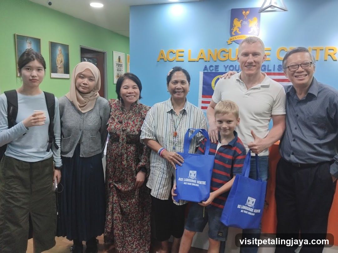 Group photo at ACE Language Centre