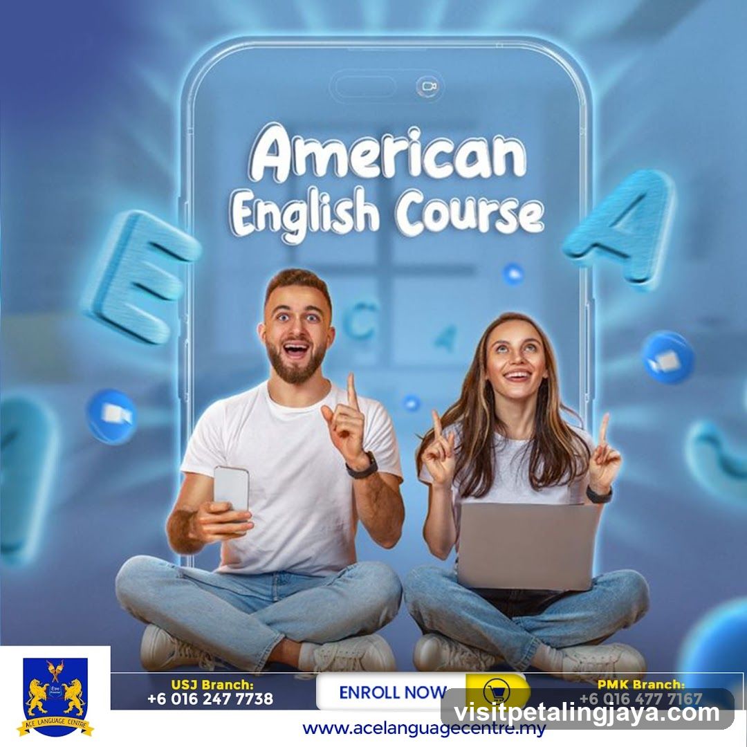 American English Course Advertisement