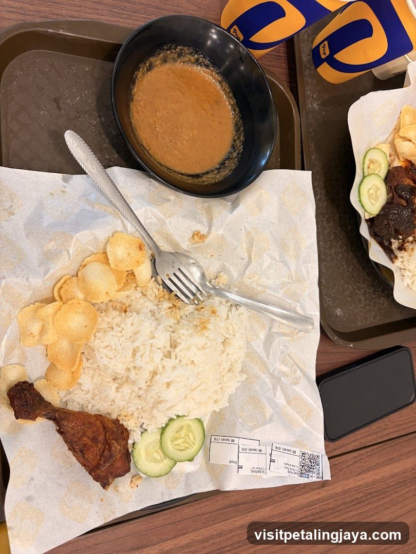 Fried Chicken Rice Meal