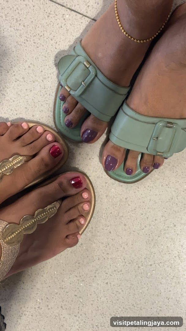 Pedicured Feet